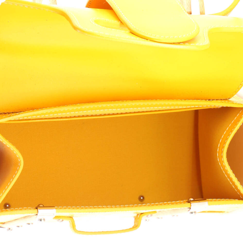 Goyard Mini Structured Saigon Top Handle Bag Coated Canvas with Leather - Picture 5 of 5